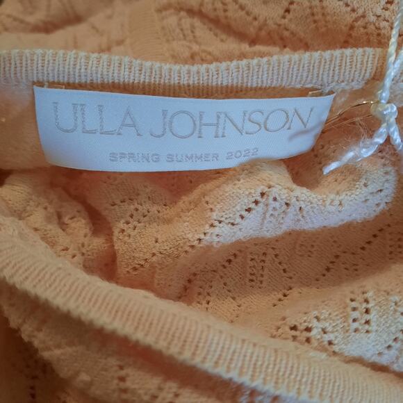 Ulla Johnson Leland Top Blouse Women's Large Cottage Fairy Puff Sleeves - Picture 11 of 16